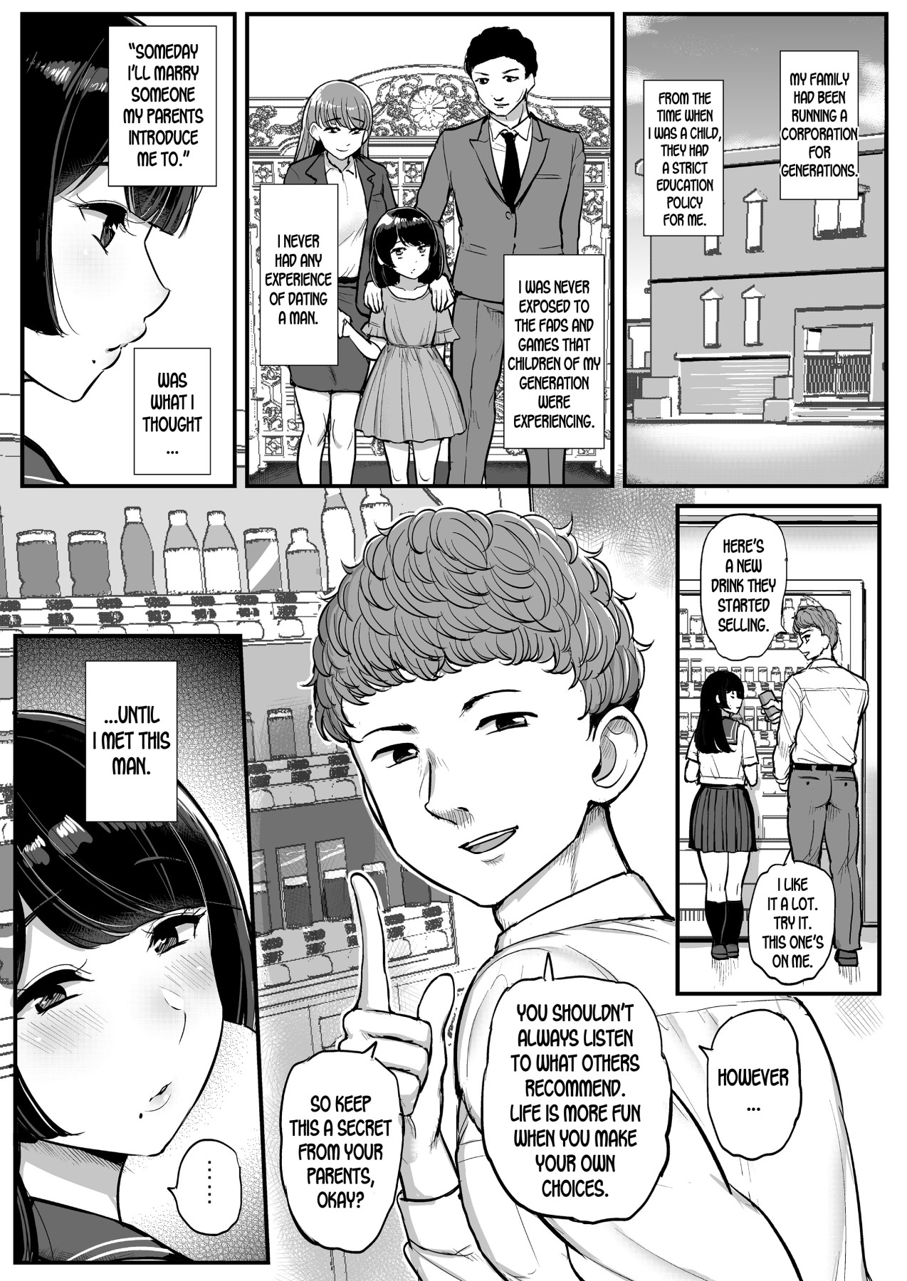 Hentai Manga Comic-The Sheltered Girl's Experience With Men-Read-3